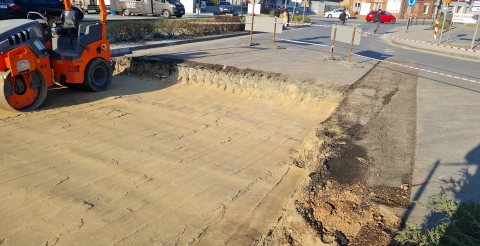 Remont jezdni i chodnika - ul. Wawrzyniaka w Mosinie