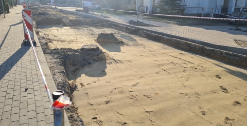 Remont jezdni i chodnika - ul. Wawrzyniaka w Mosinie