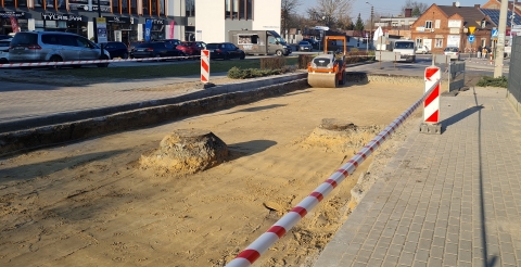 Remont jezdni i chodnika - ul. Wawrzyniaka w Mosinie