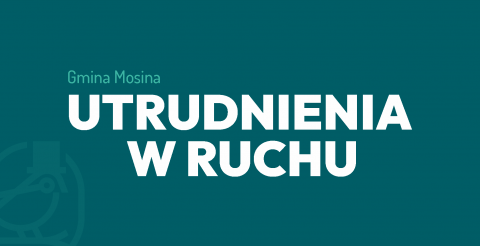 Utrudnienia w ruchu ul. Poznańska w Mosinie