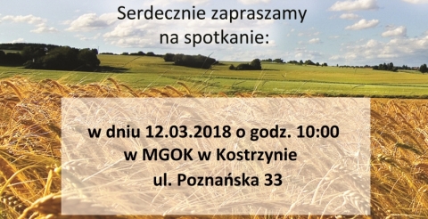 spotkanie z rolnikami i mieszkańcami wsi