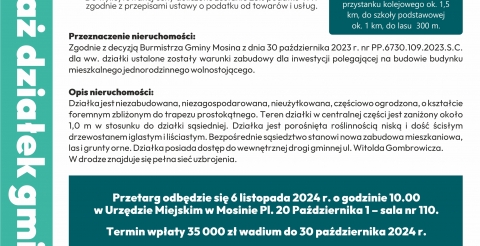 Sprzedaż działek - zabudowa mieszkaniowa