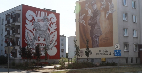 Murale powstańcze w Śremie (fot
