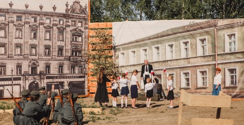 3 Widowisko Powstanie Wielkopolskie w Parku Dzieje (fot