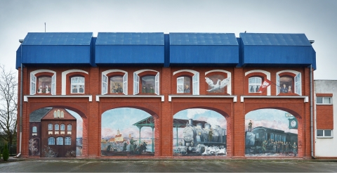 Mural powstańczy w Buku (fot