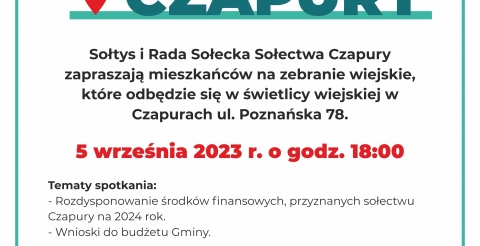 Zebranie wiejskie czapury